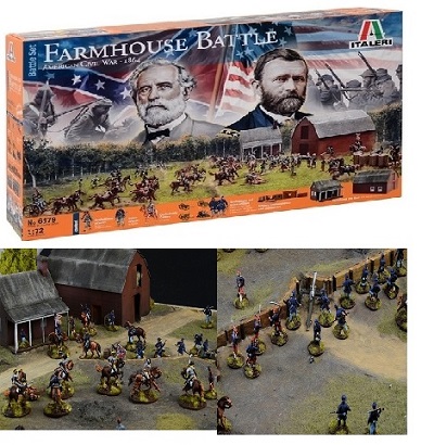 Italeri 1/72 Civil War Farmhouse Battle